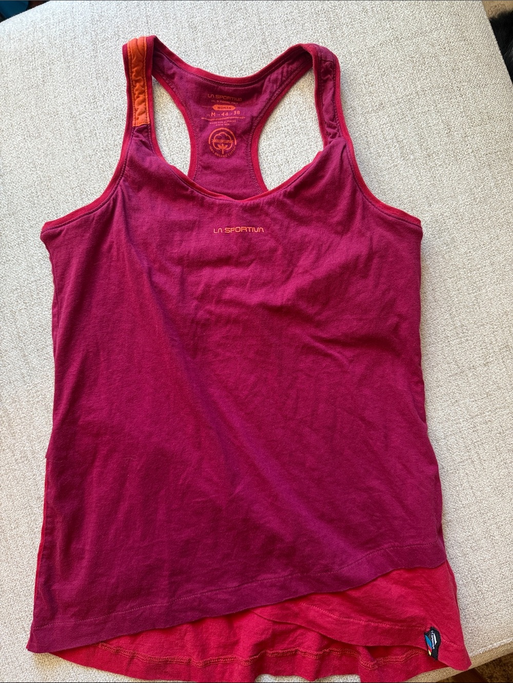 La Sportiva Paige Tank 100% Cotton Athletic Tank Layered Style